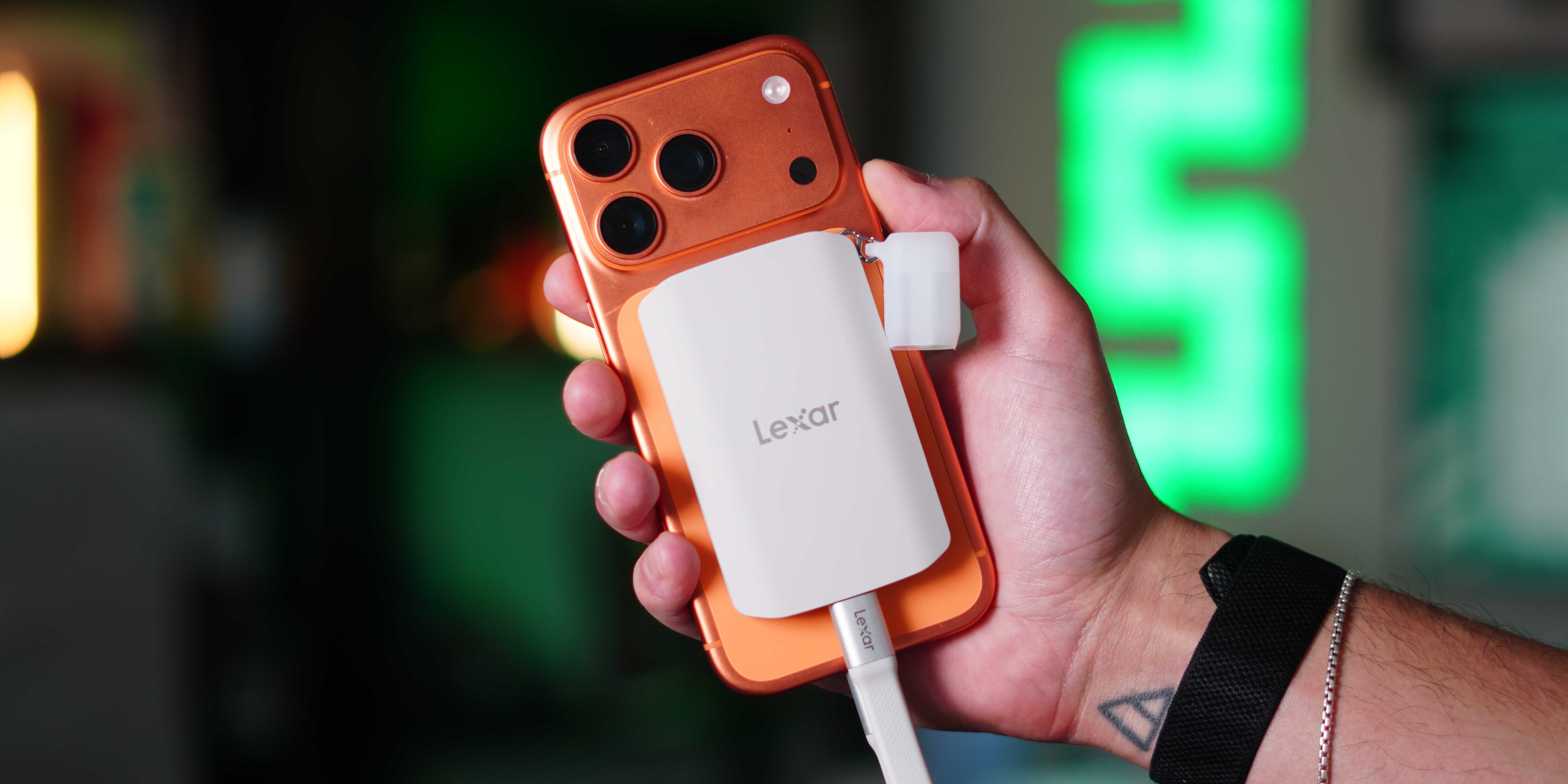 Hands-on: Lexar ES5 brings MagSafe convenience and ProRes SSD speeds to your iPhone