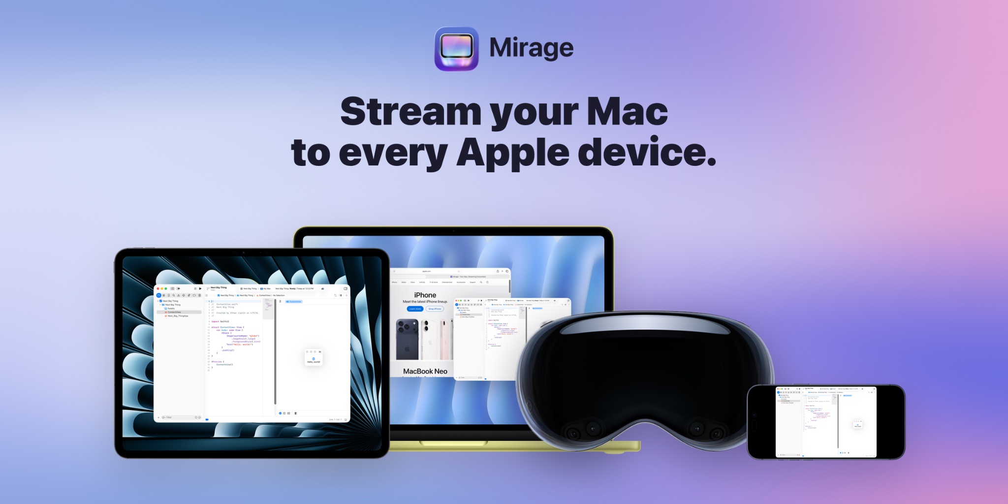 Indie App Spotlight: ‘Mirage’ brings your Mac display to iPad and more with retina quality