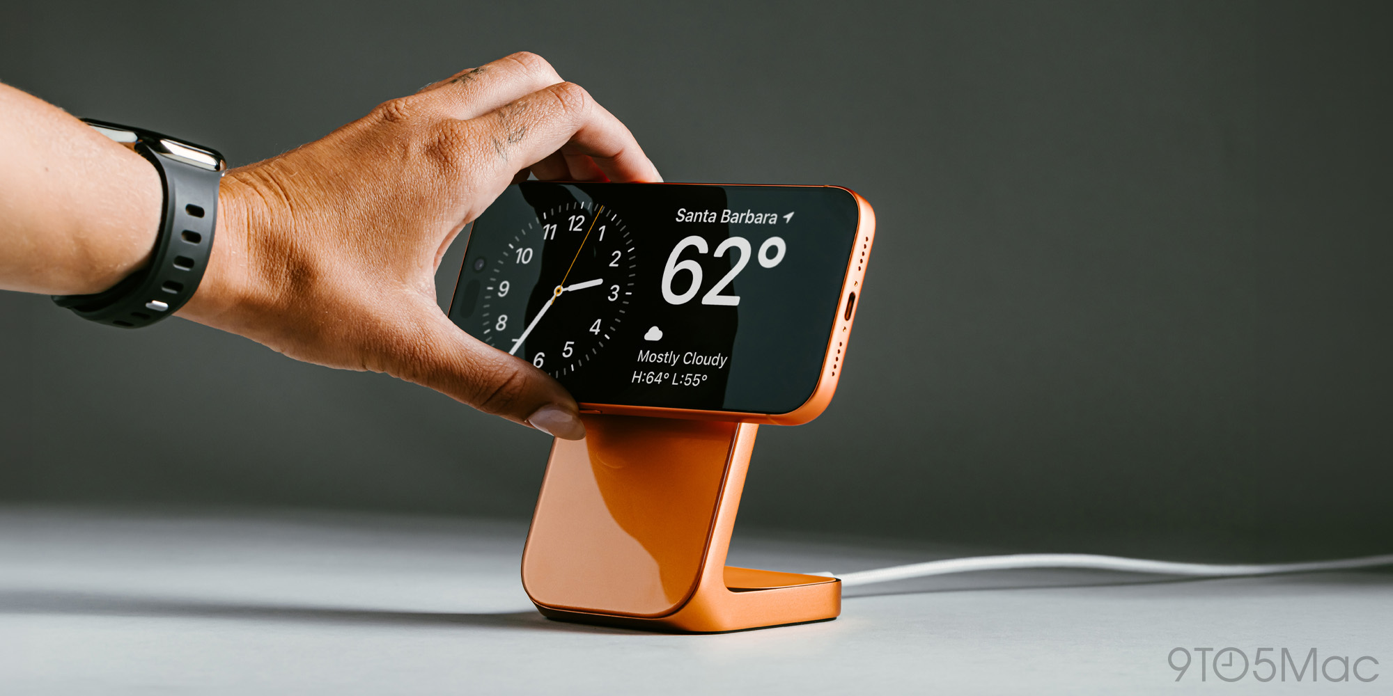 Nomad debuts limited edition Stand One in color-matching Stellar Orange