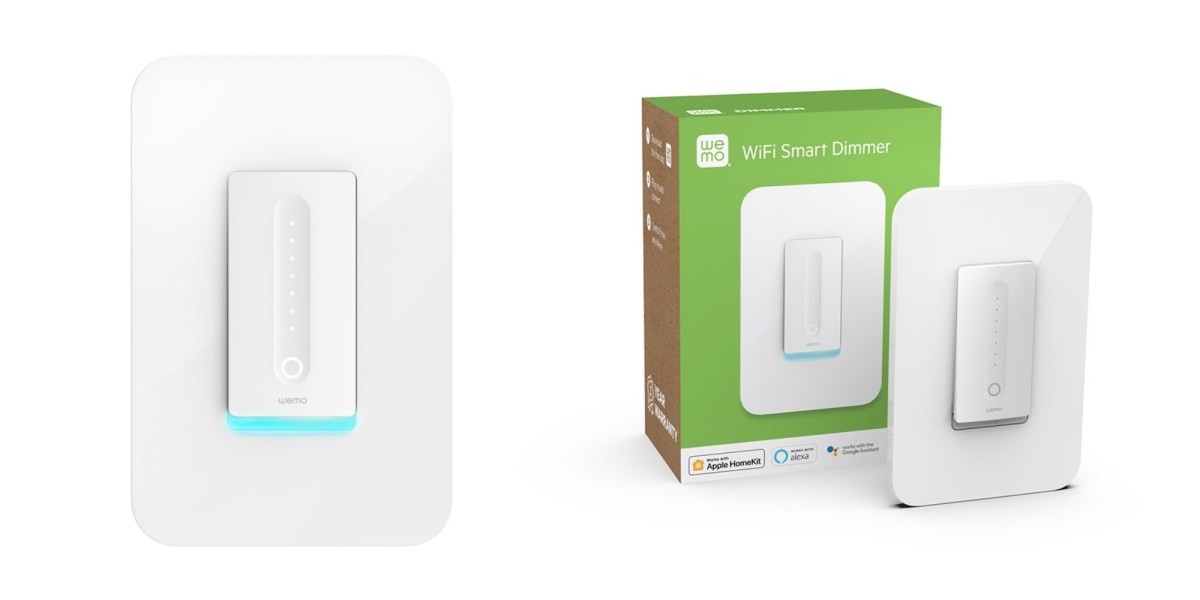Two of Wemo's Smart HomeKit Dimmer Switches return to the Amazon low at