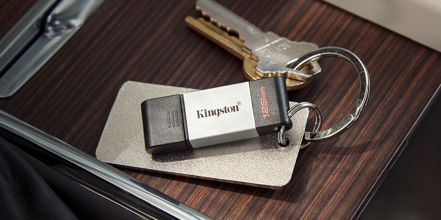 Kingston's metal 32GB USBC flash drive at the 8 Amazon low