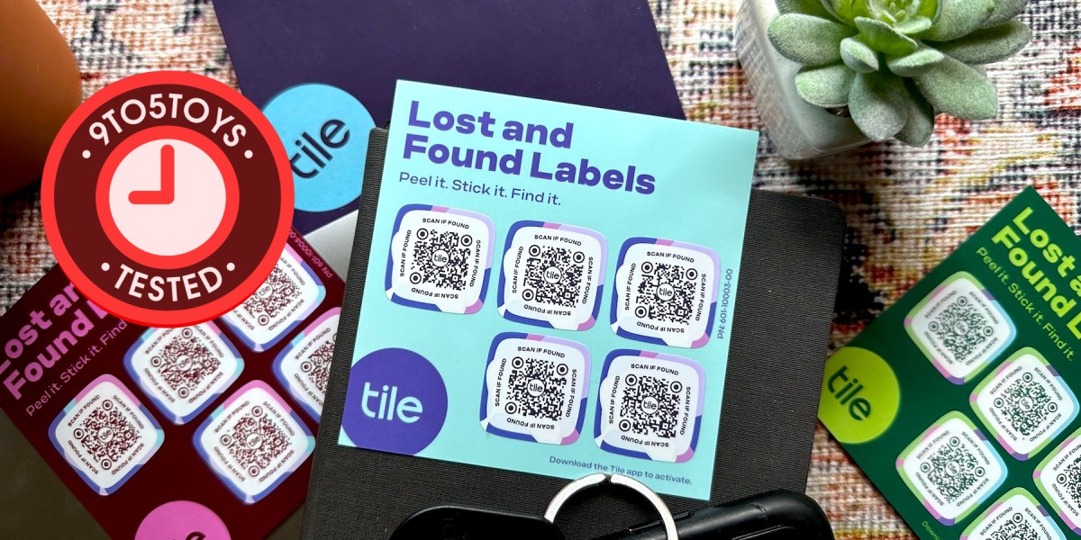 Lost and Found Labels from Tile help track down misplaced gear