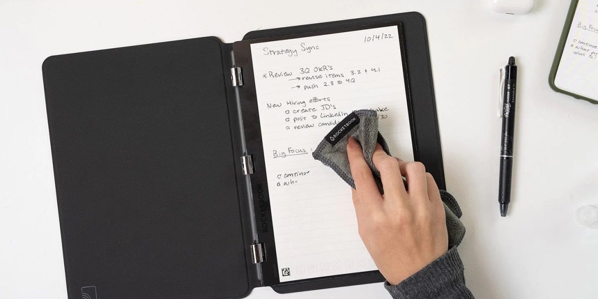 New reusable smart notebook from Rocketbook takes it up a notch