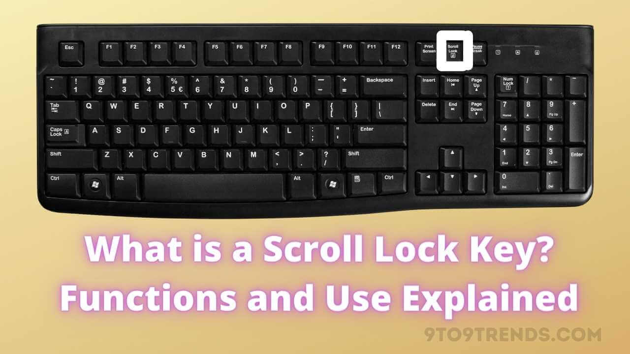 What is a Scroll Lock Key? Functions and Use Explained in Hindi » 9to9trends