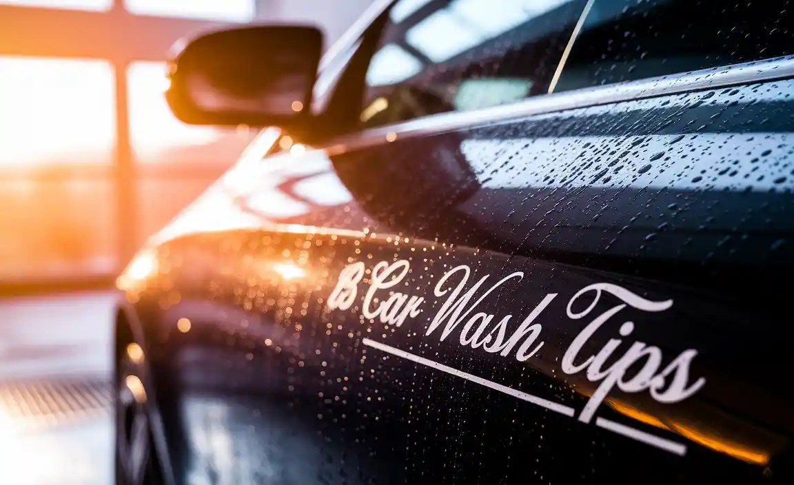 B Class Car Wash Tips
