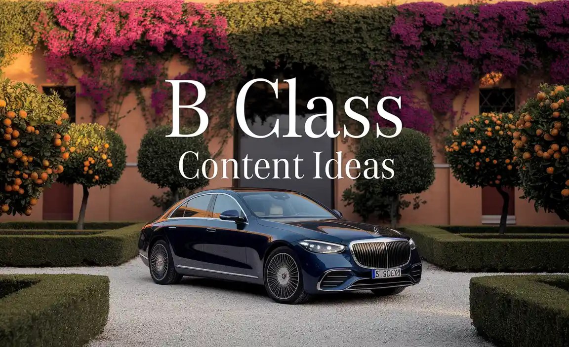 B Class Content Ideas