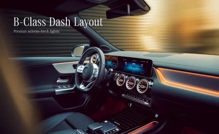 B Class Dash Layout