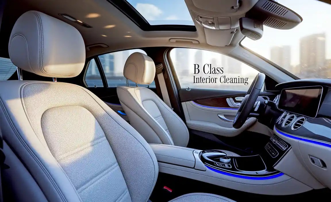 B Class Interior Cleaning
