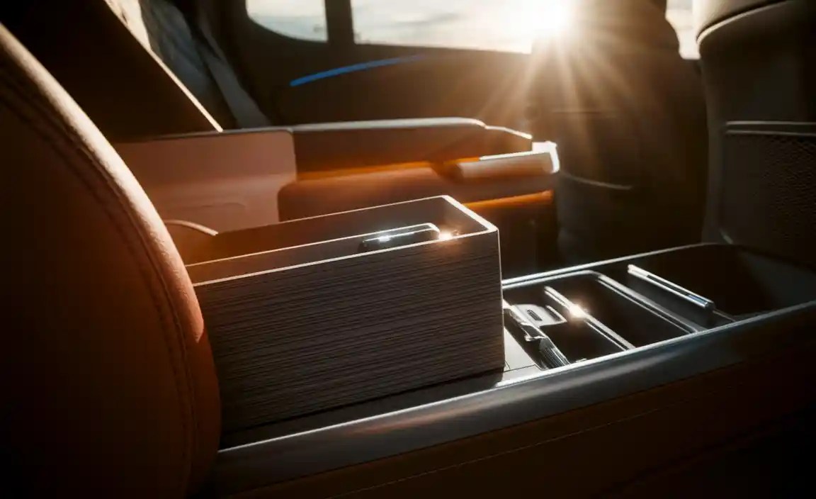 Maximizing Storage - Organizing Your B Class Console Box