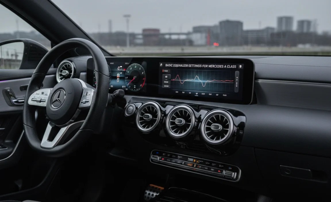 Basic Equalizer Settings for Mercedes A Class