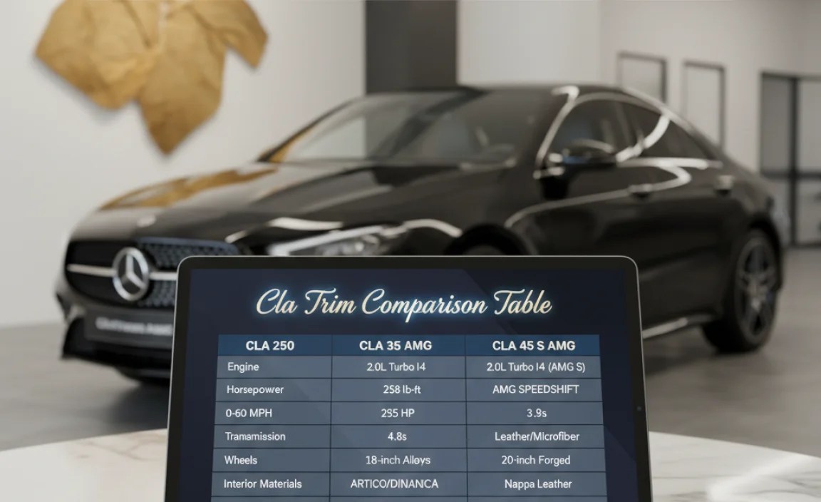CLA Trim Comparison Table