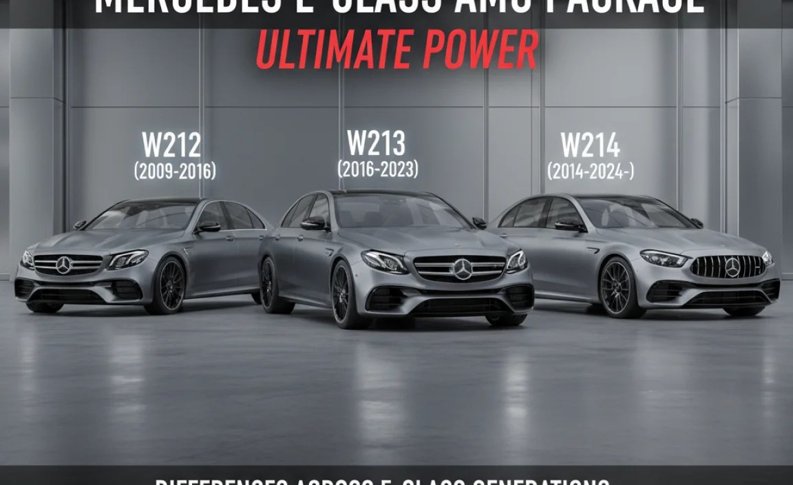 Differences Across E-Class Generations