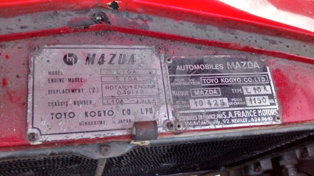 KIDNEY, ANYONE? 1968 Paris Auto Salon Mazda 110S | Japanese
