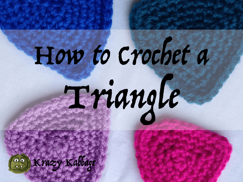 Crochet Triangle Krazy Kabbage