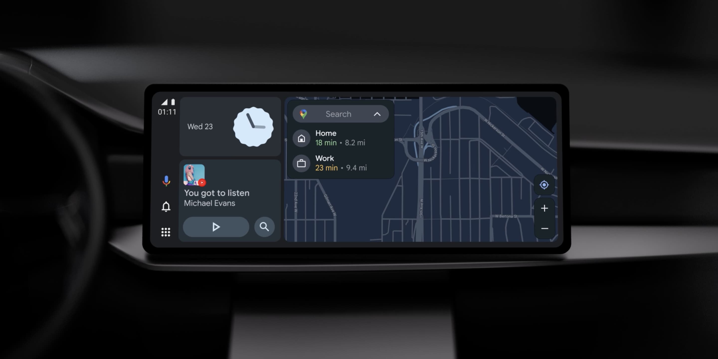 Android Auto redesign