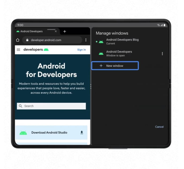 Google Chrome tablet