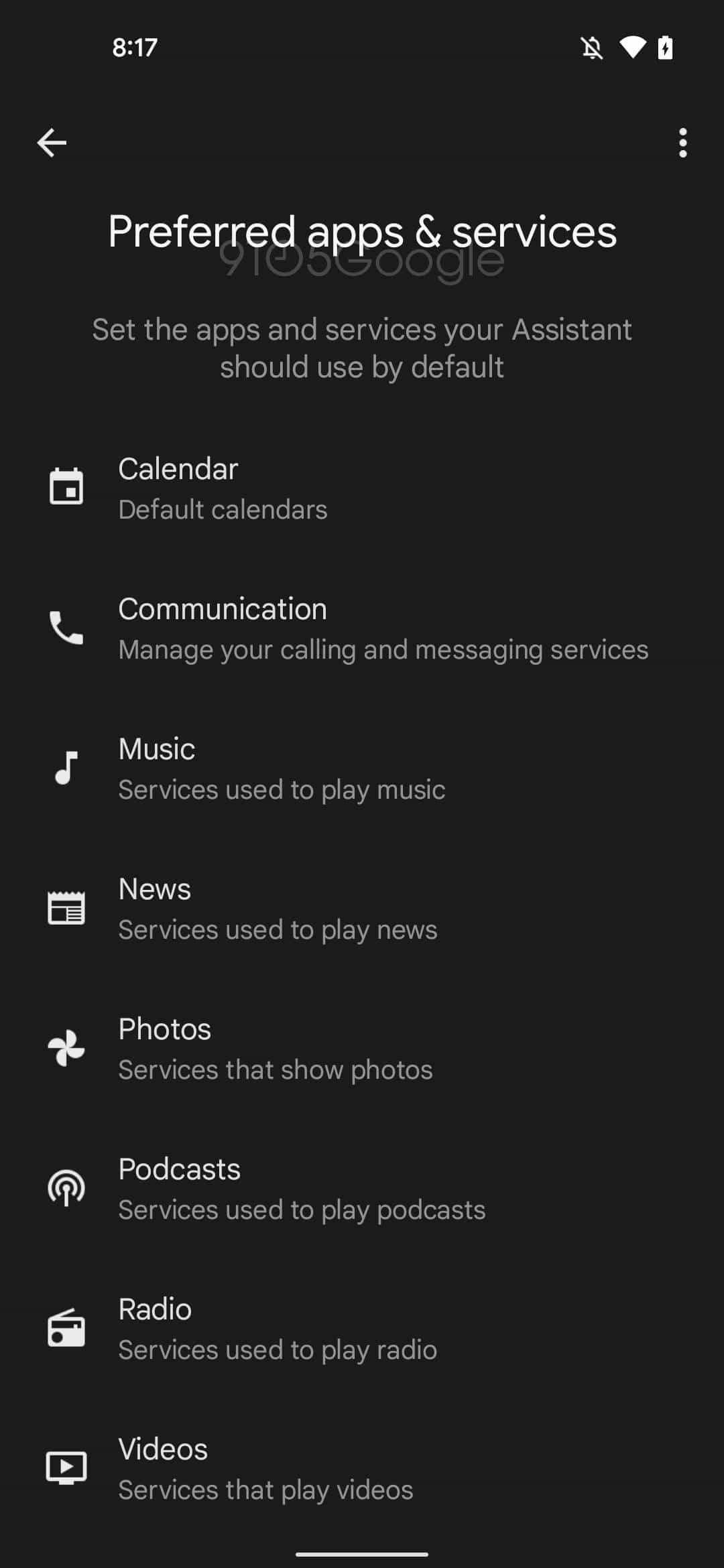 Google Assistant settings redesign