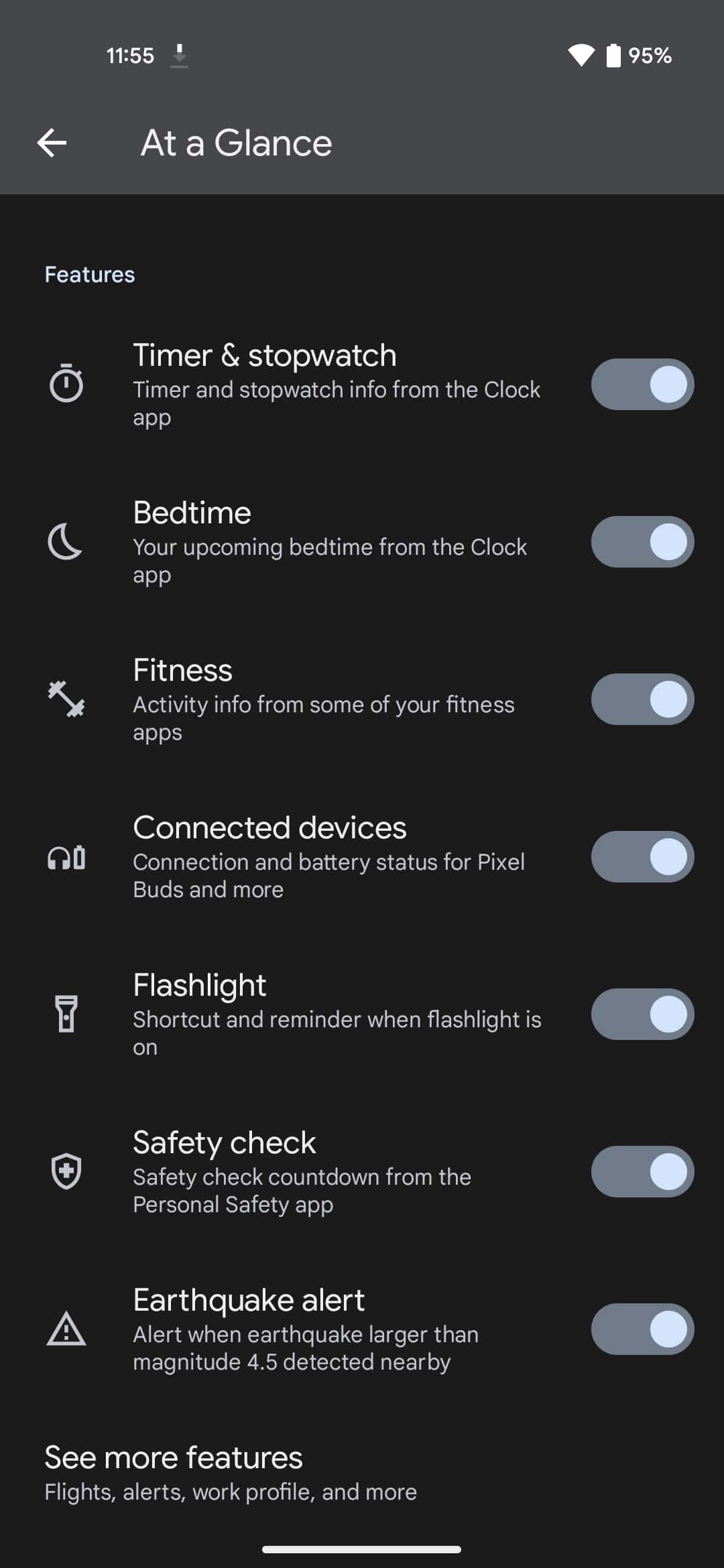 Pixel At a Glance Flashlight