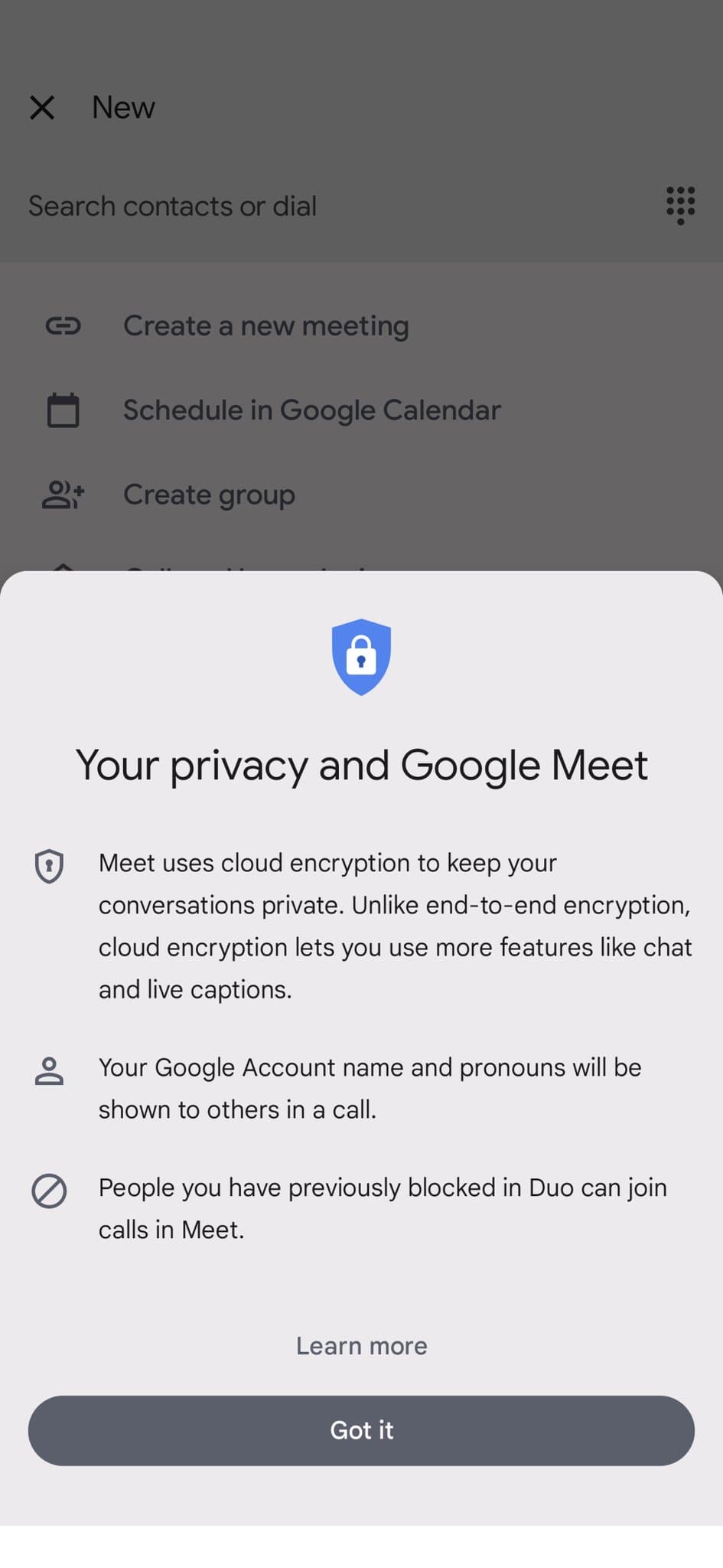 Google Duo Meet merger