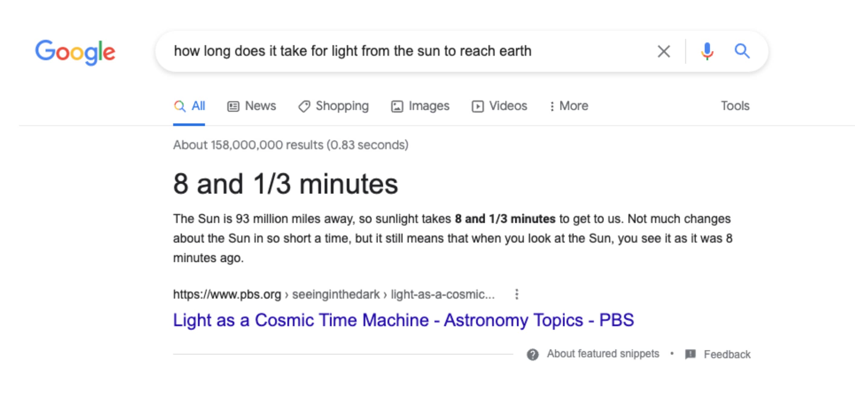 Google Featured Snippet callouts