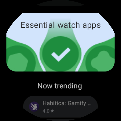 Google Play Wear OS redesign