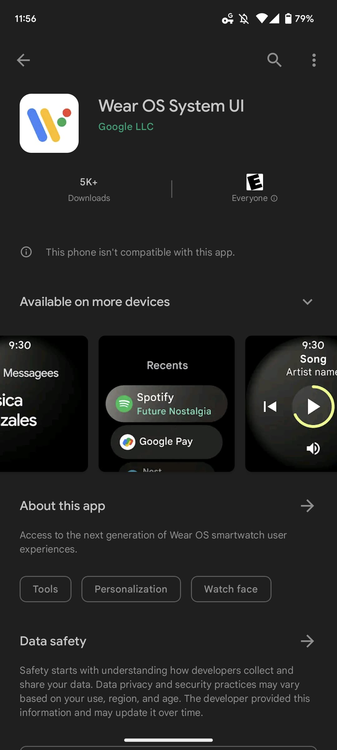 Wear OS System UI