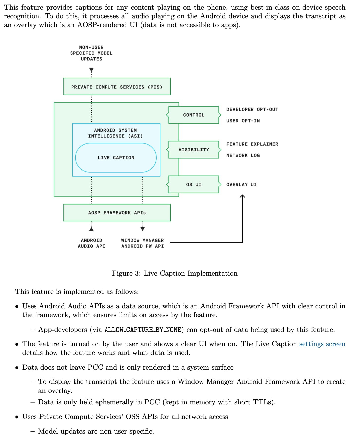 Private Compute Core Architecture