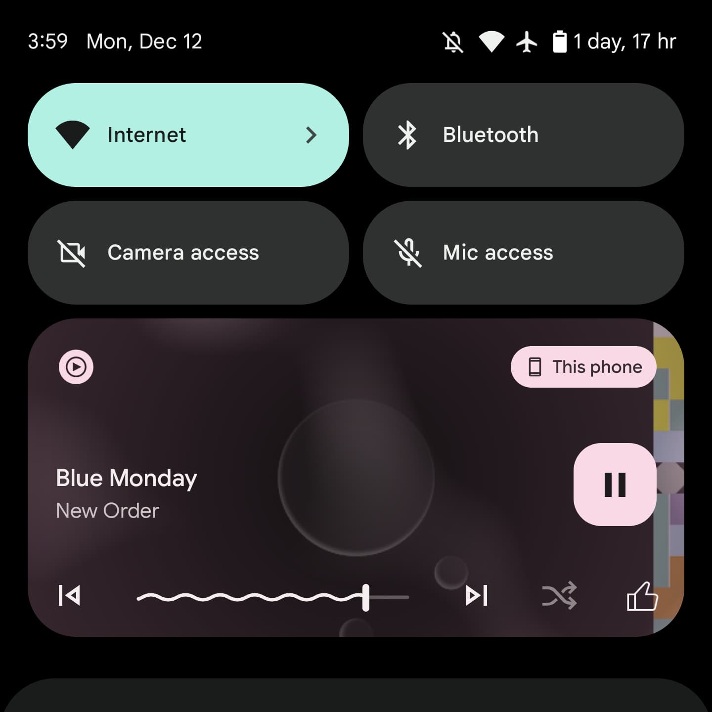 Android 13 QPR2 media player