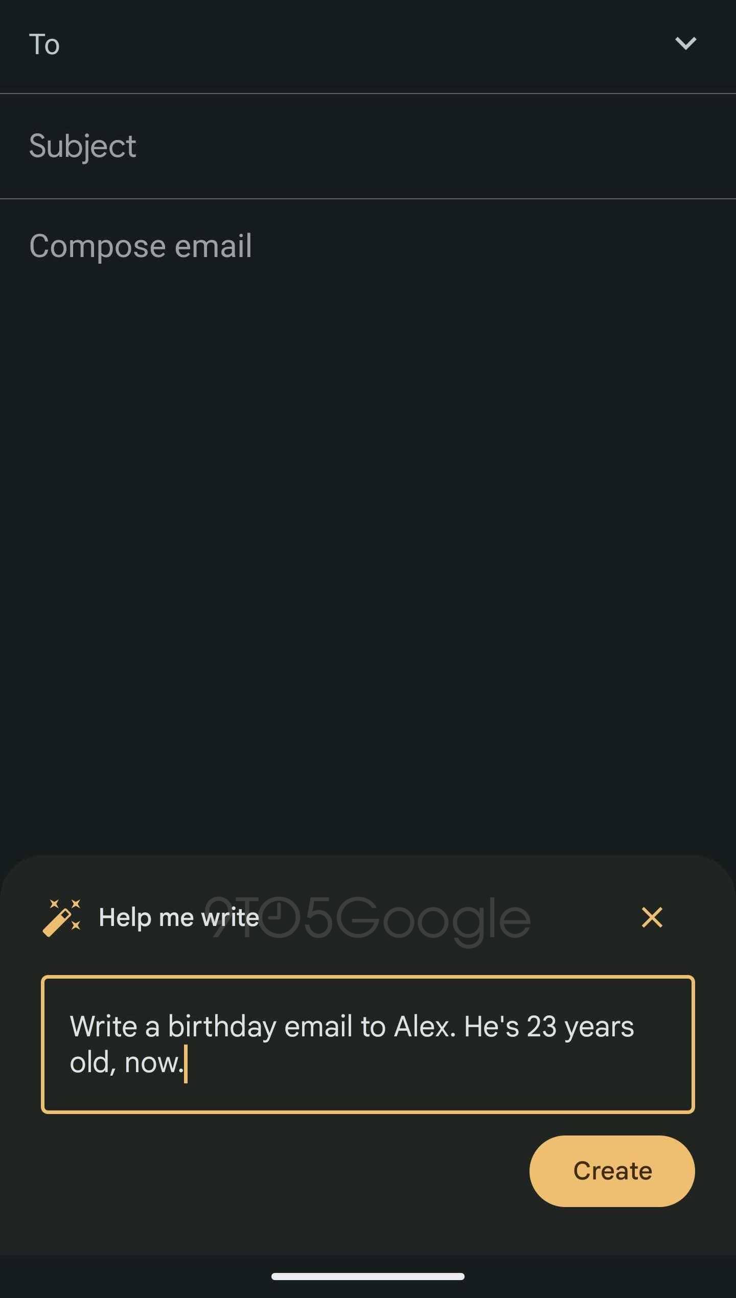 Gmail generative AI