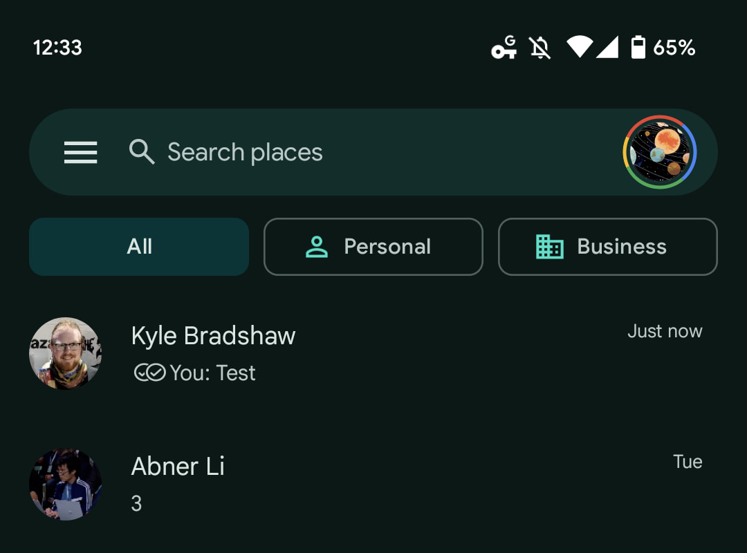 Google Messages read