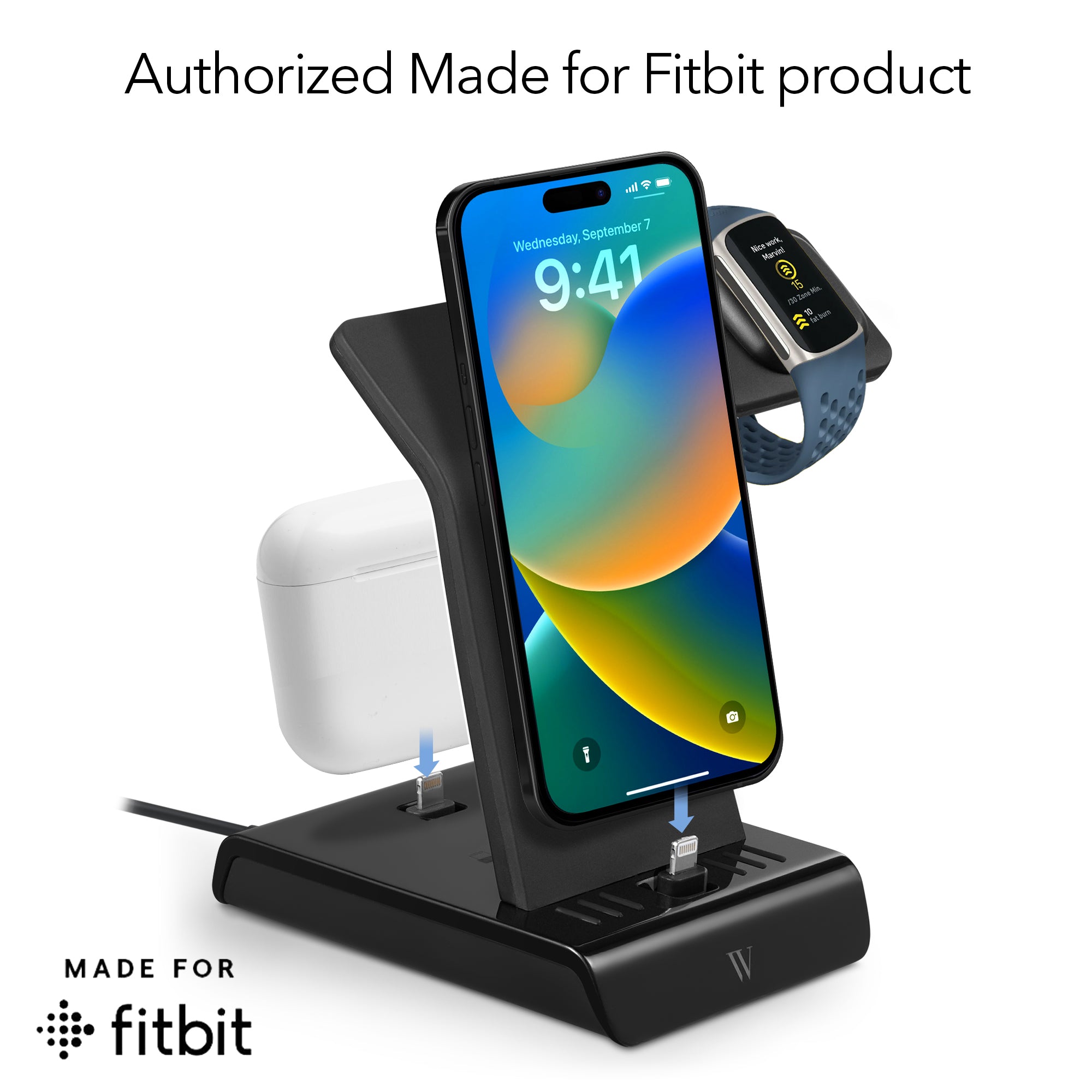 Fitbit iPhone charging dock
