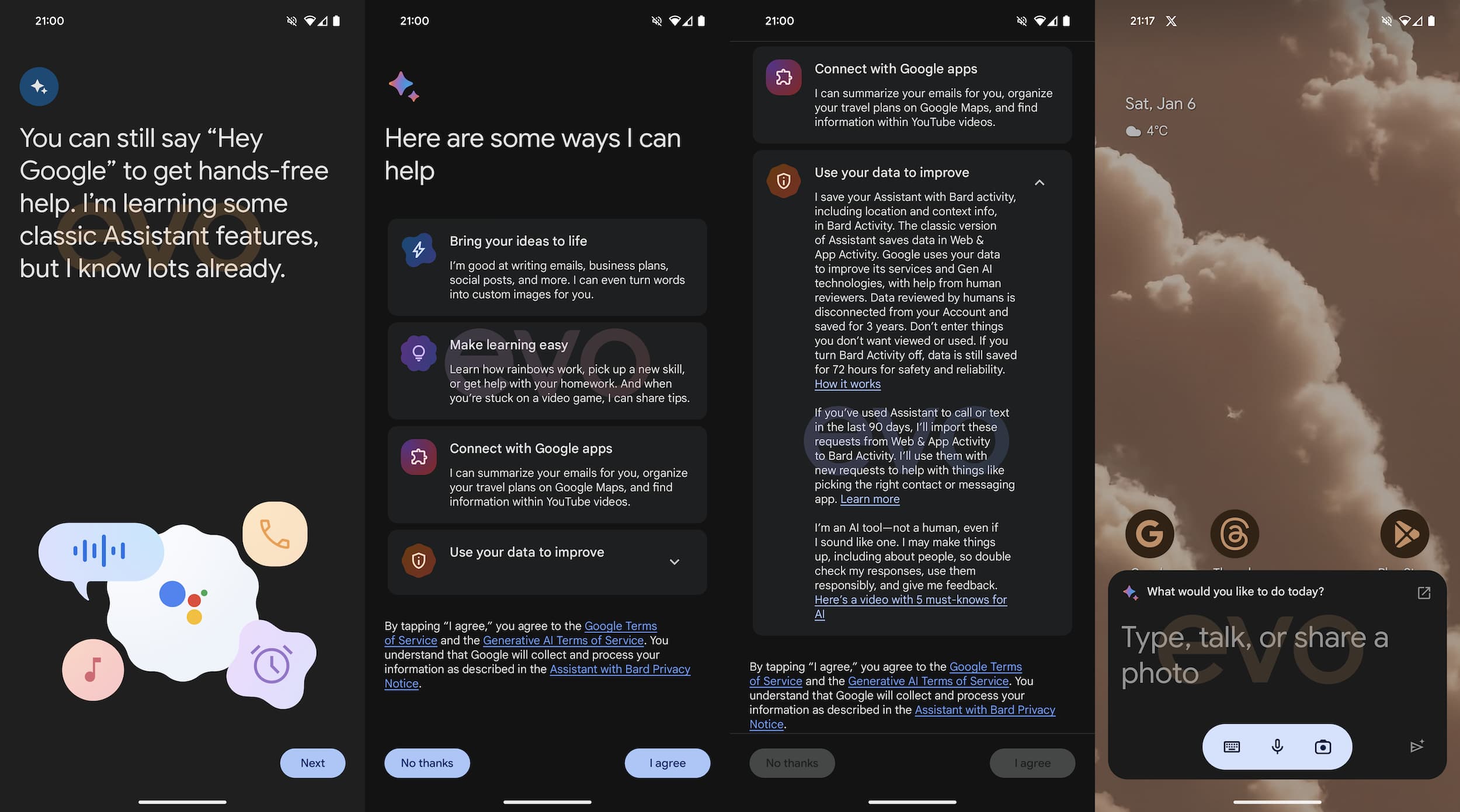 Assistant with Bard Android