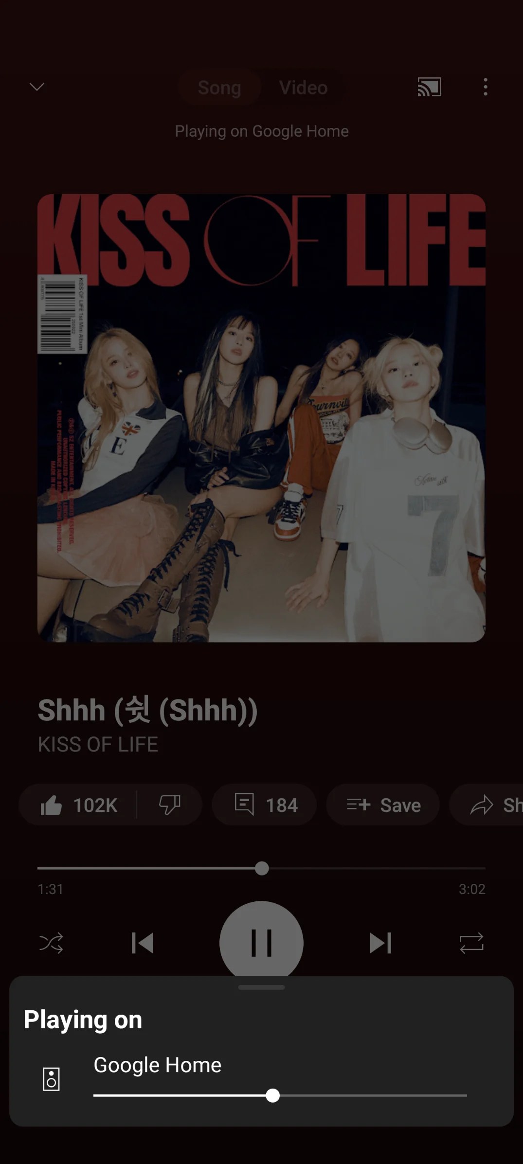 YouTube Music Cast redesign