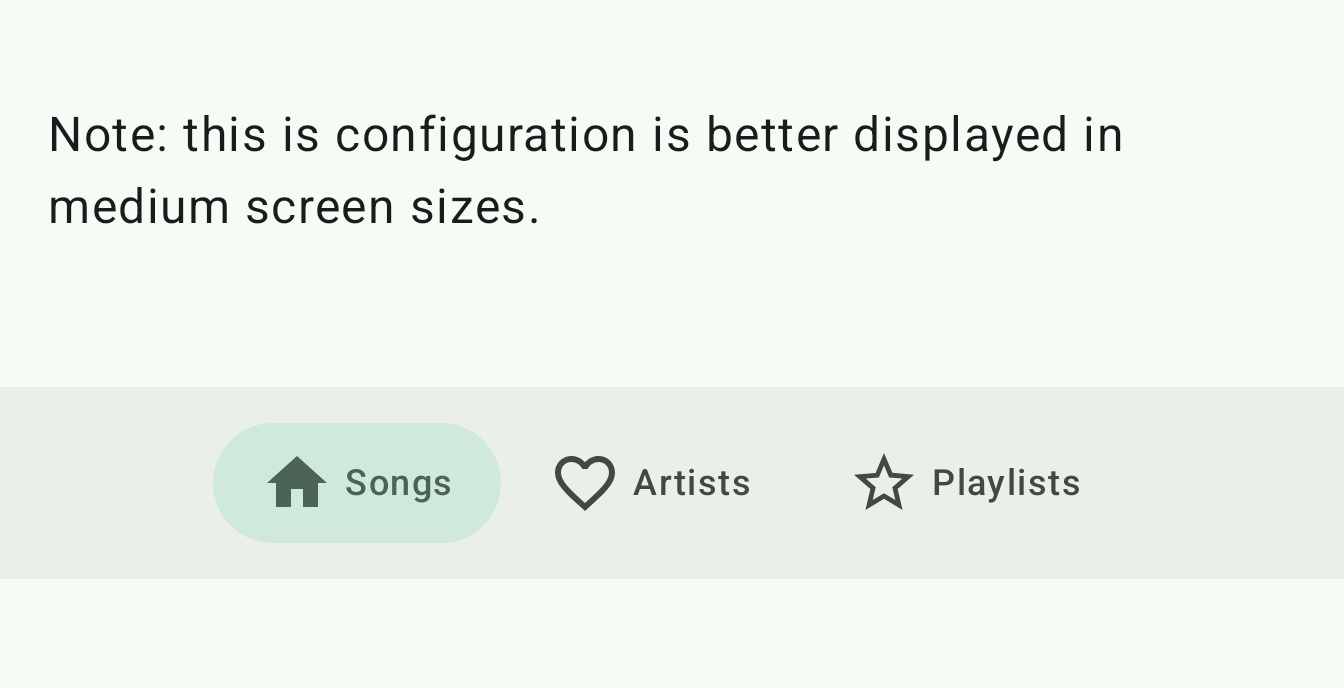 Material short bottom bar
