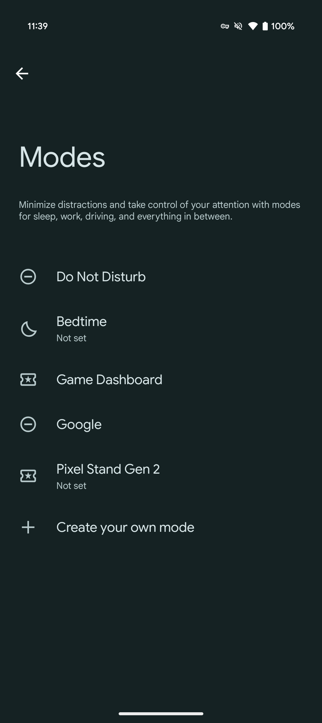 Android 15 QPR2 Modes