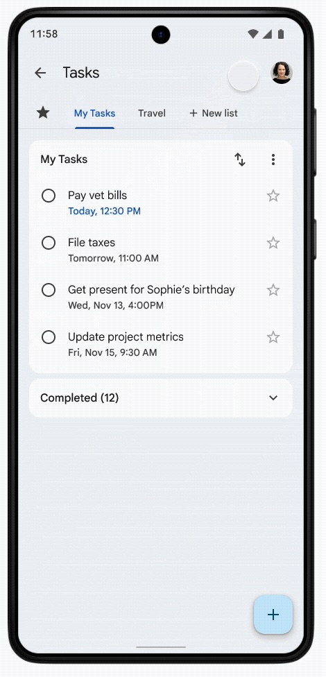Google Tasks Calendar Android