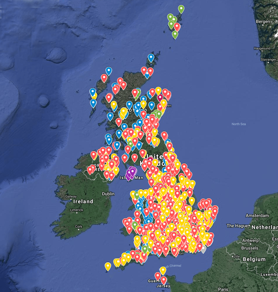 Transmission Parameters Map Associated Broadcast Consultants