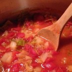 Cabbage, Potato, and Tomato Soup