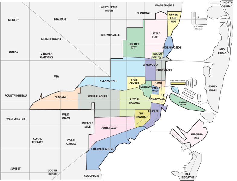 Les quartiers de Miami Miami, tout savoir