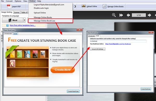 How to build digital library to sell flip book online?