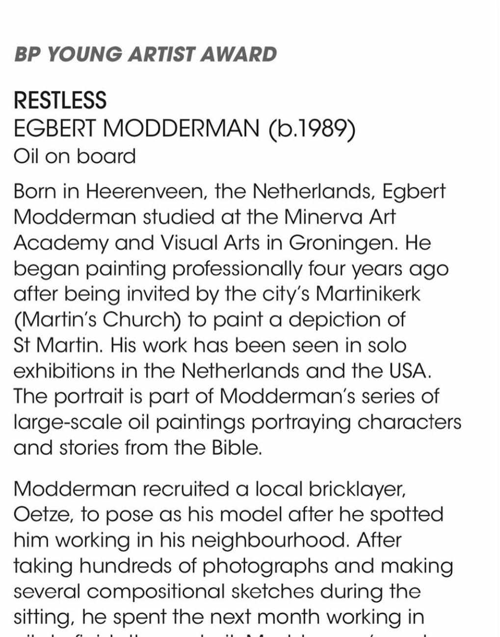 Egbert Modderman St. Martin 21st Century Contemporary Oil Painting by Dutch Egbert Modderman
