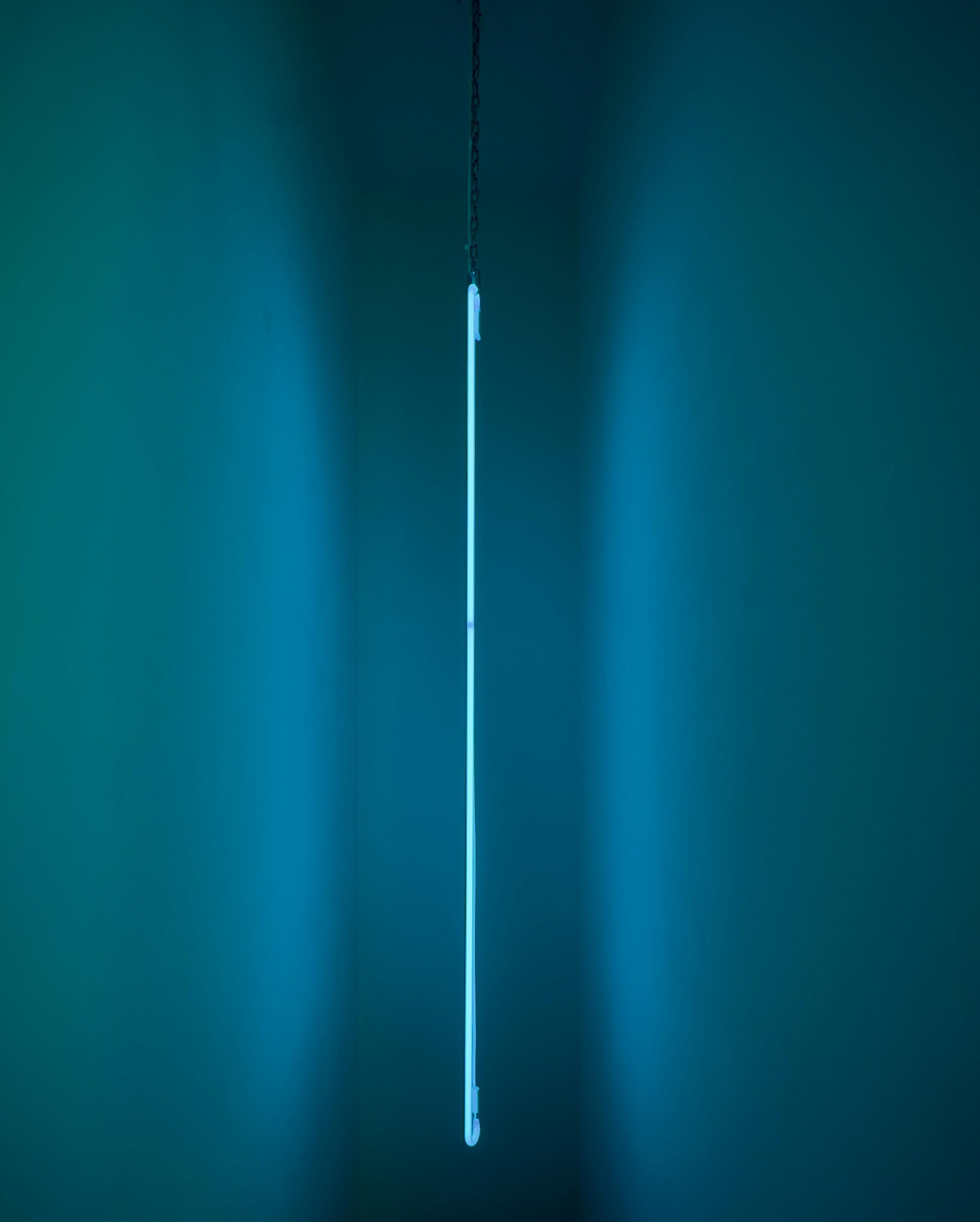Ginger Q Light Tension, Long, Neon, Simple, Blue, Light For Sale at