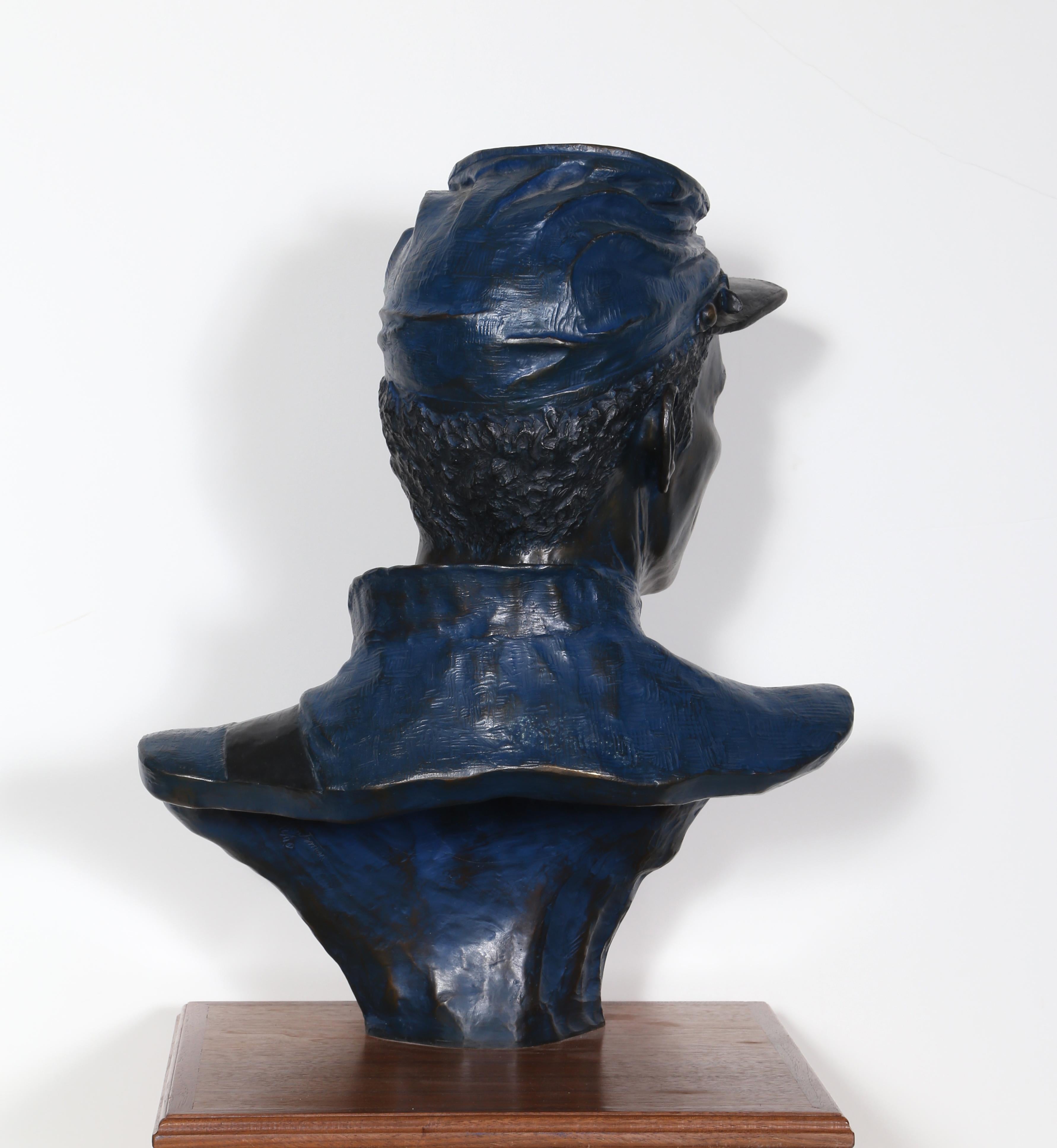 Don Huntsman One of the 54th, Buffalo Soldier, Civil War Bronze