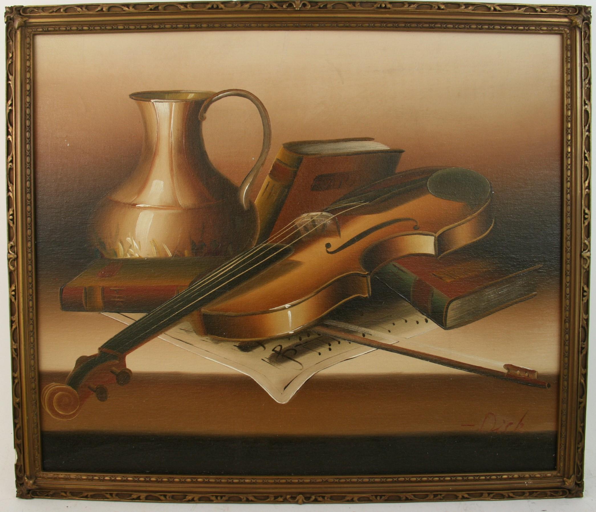 Violin Painting 47 For Sale on 1stDibs