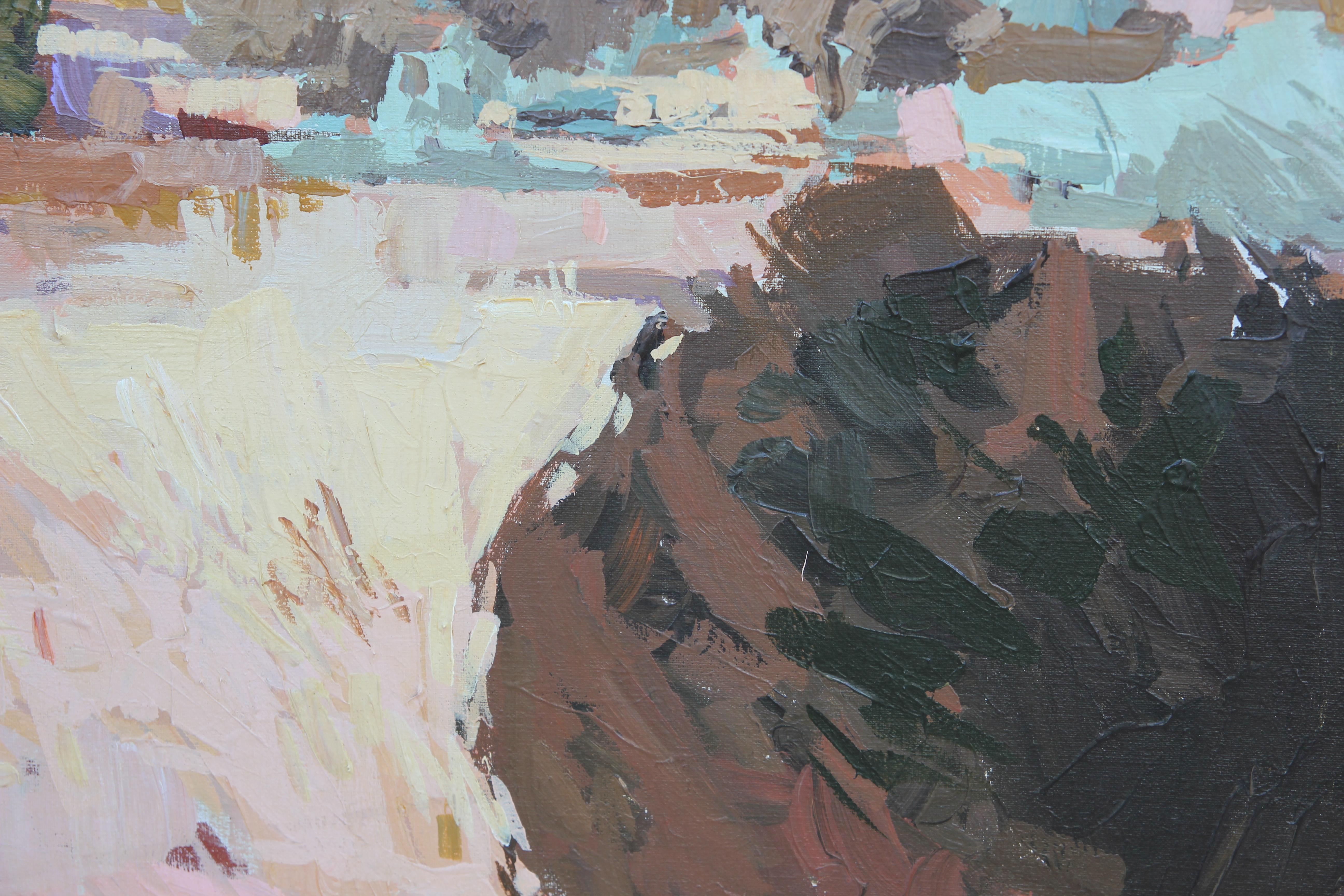 Douglas Atwill "Galisteo Junipers II" Impressionist Desert Landscape