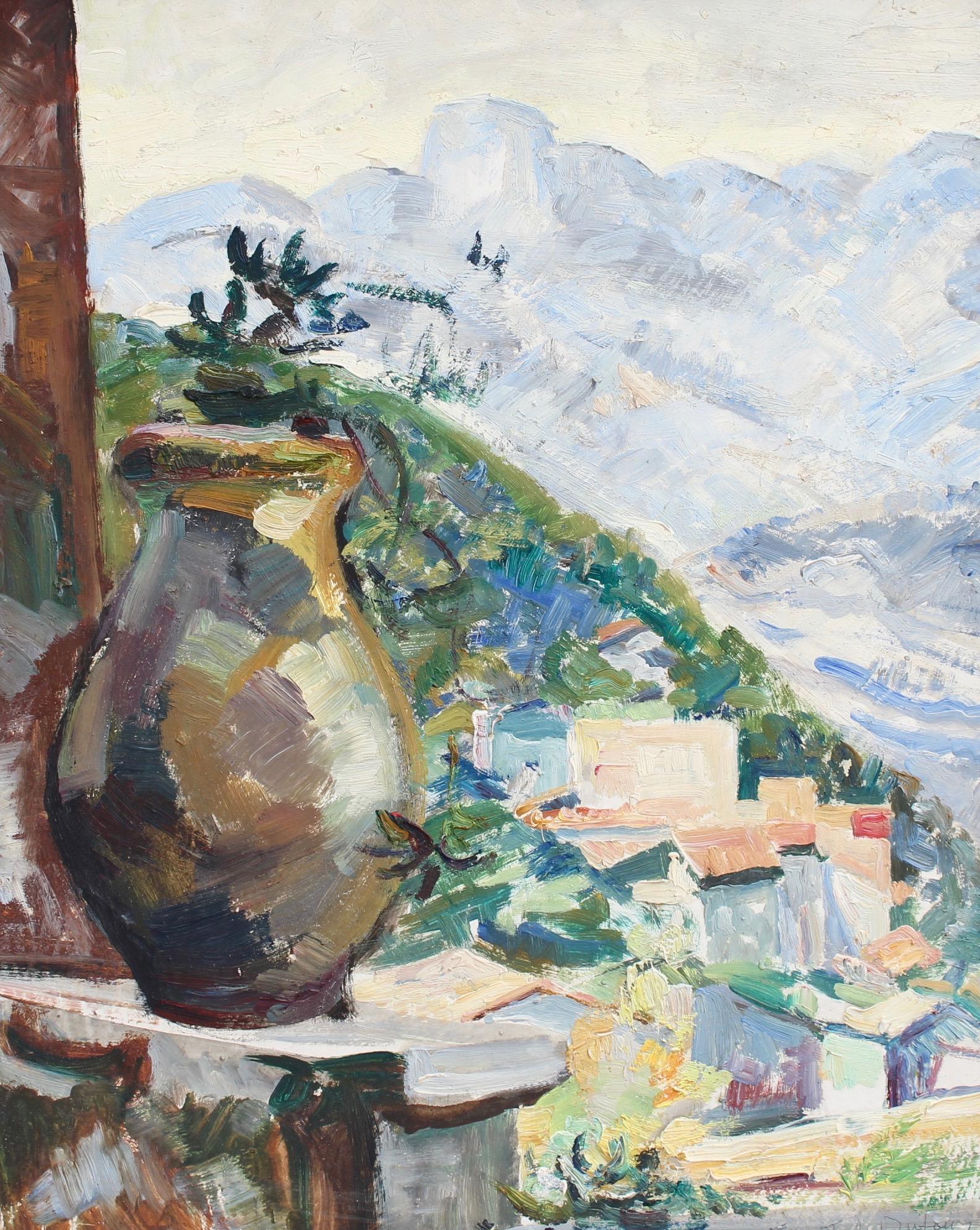 Jean Jules Dufour 'The Terrace' by JeanJules Dufour (1959), Painting