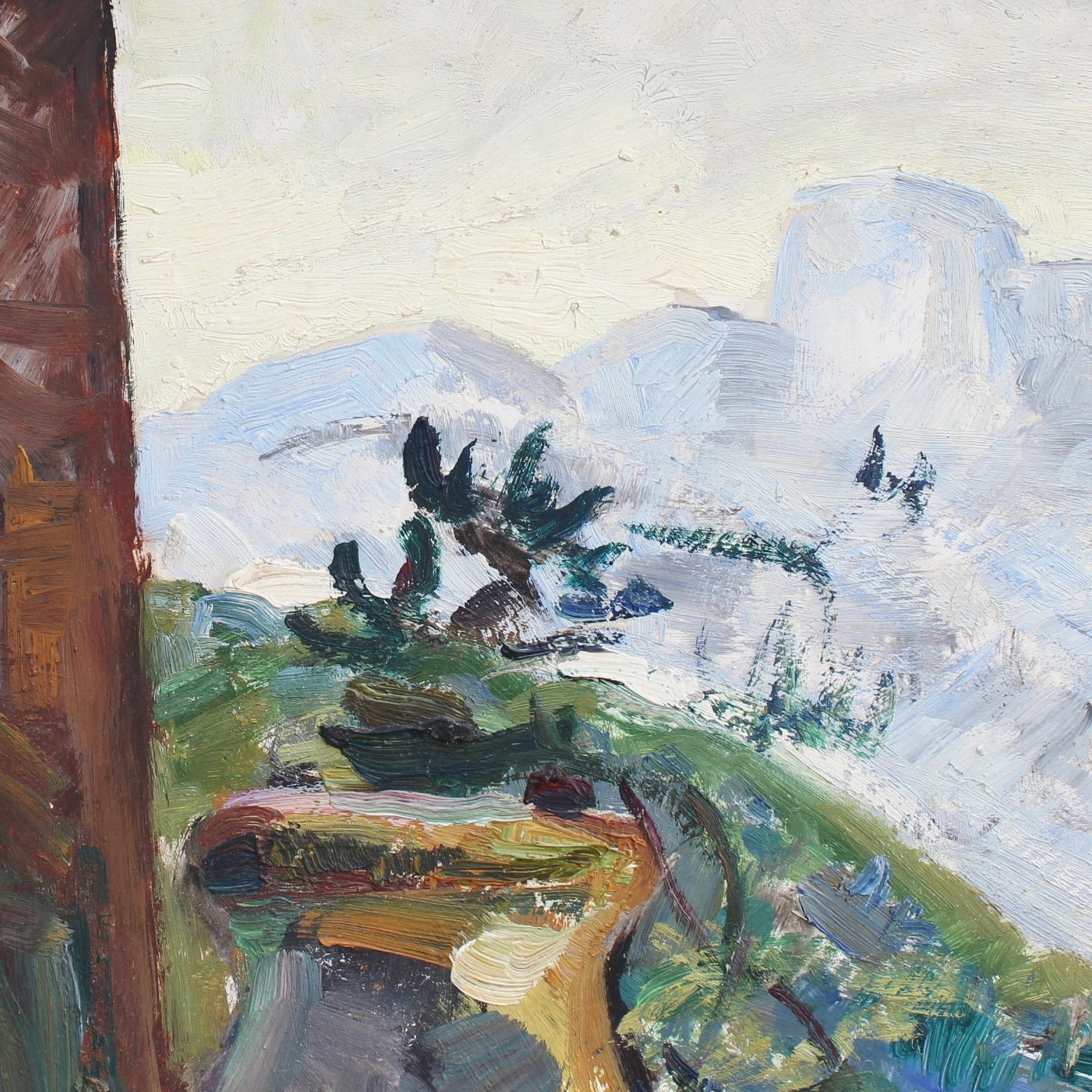 Jean Jules Dufour 'The Terrace' by JeanJules Dufour (1959), Painting