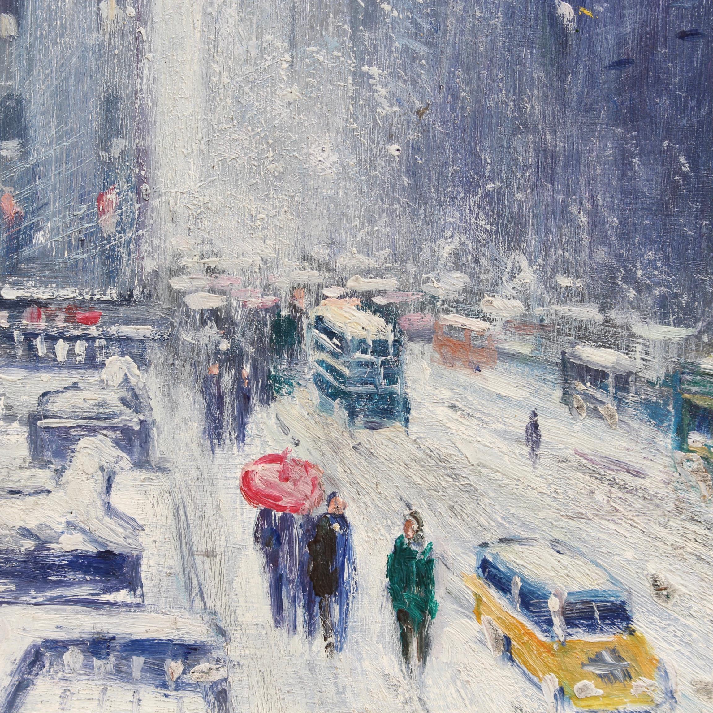 (After) Guy Carleton Wiggins 'New York Public Library Under Snow