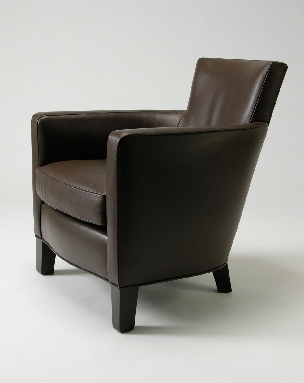 Christian Liaigre leather Armchairs at 1stdibs