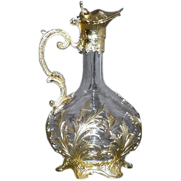 Fine French wine carafe at 1stDibs
